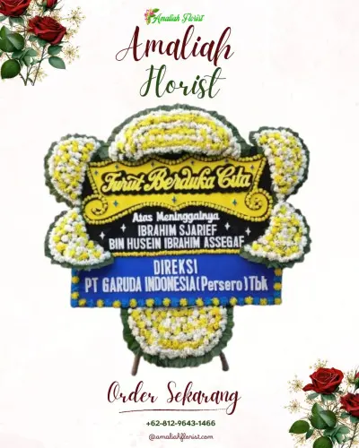 Papan Bunga Duka di Puhu