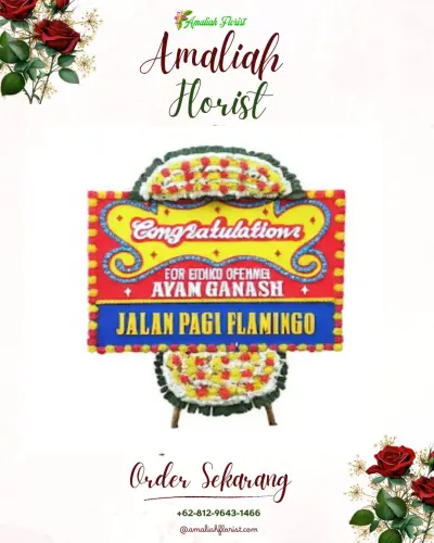 Bunga Papan Congratulation di Puhu